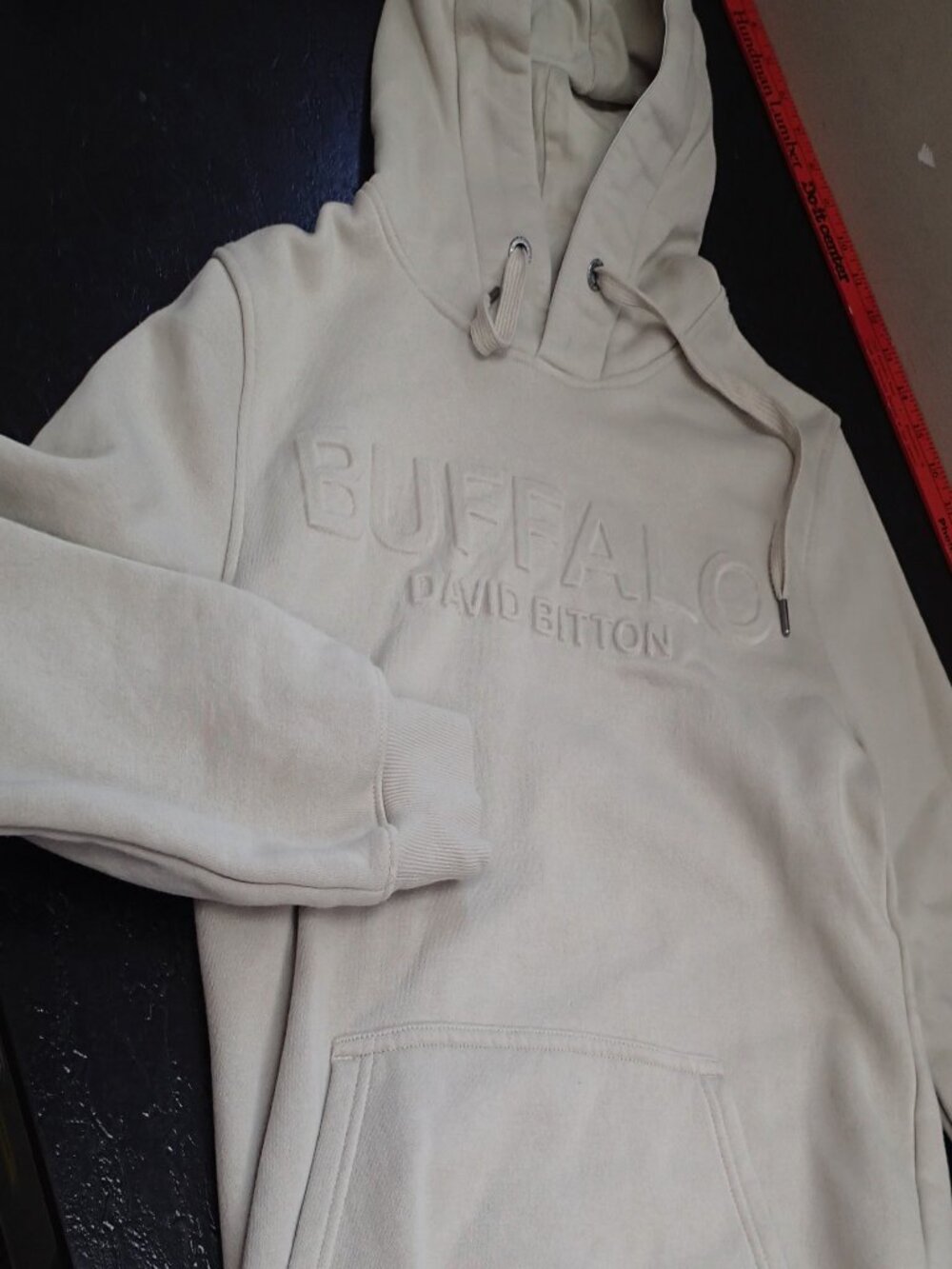 Buffalo David Bitton Beige Hoodie Sweatshirt